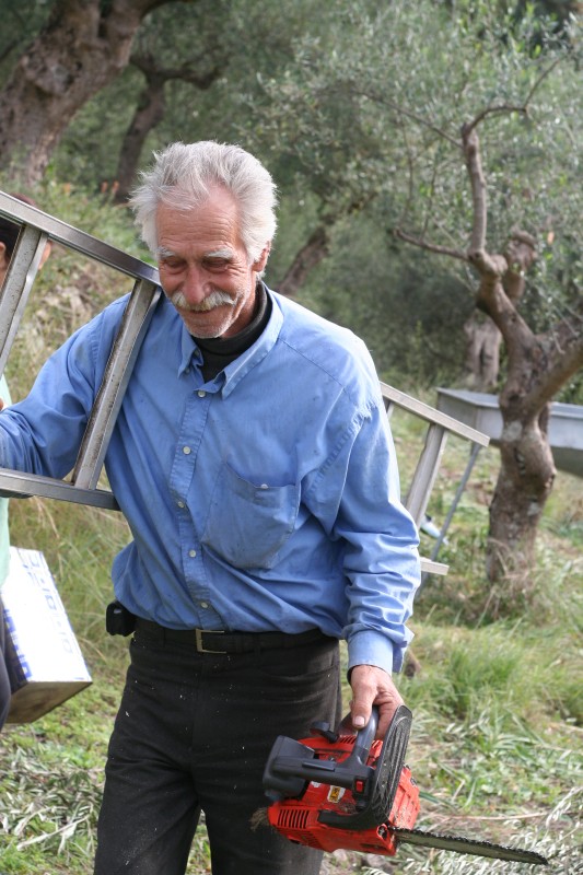 100 .. Leitern, Saege und Mimi hinterher ...